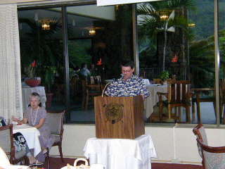 Our wonderful emcee - David Zerfoss
