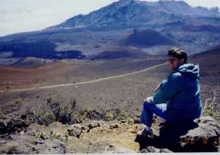Doug - inside Haleakala Crater on Maui